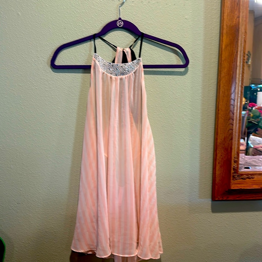 Beautiful peach color night one piece only no tags